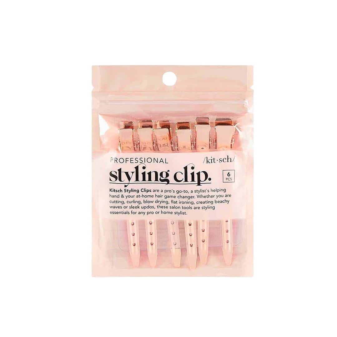 kitsch Rose Gold Styling Clips