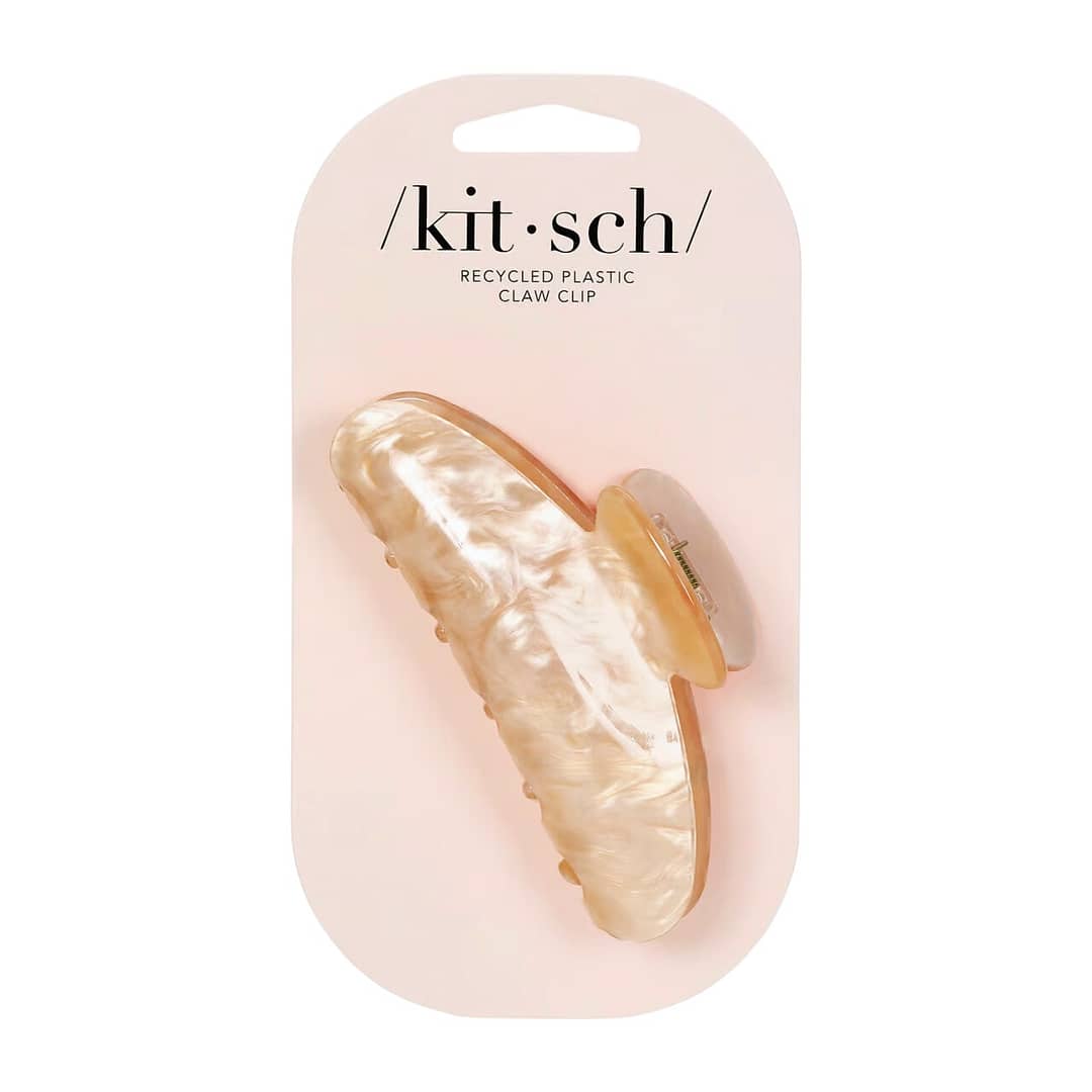 Kitsch Marble Claw Clip - Blonde