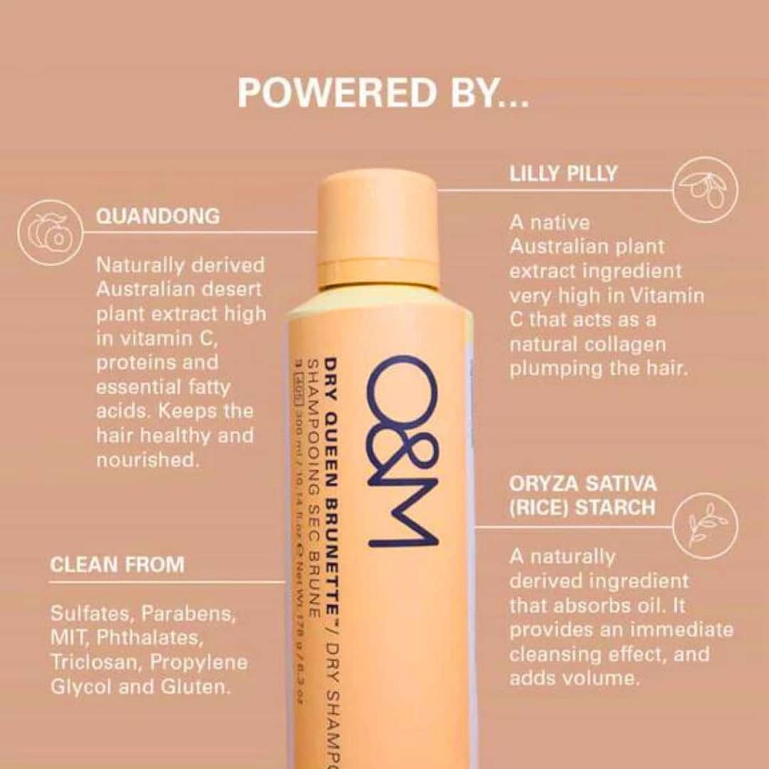 O&M Dry Queen Brunette Dry Shampoo