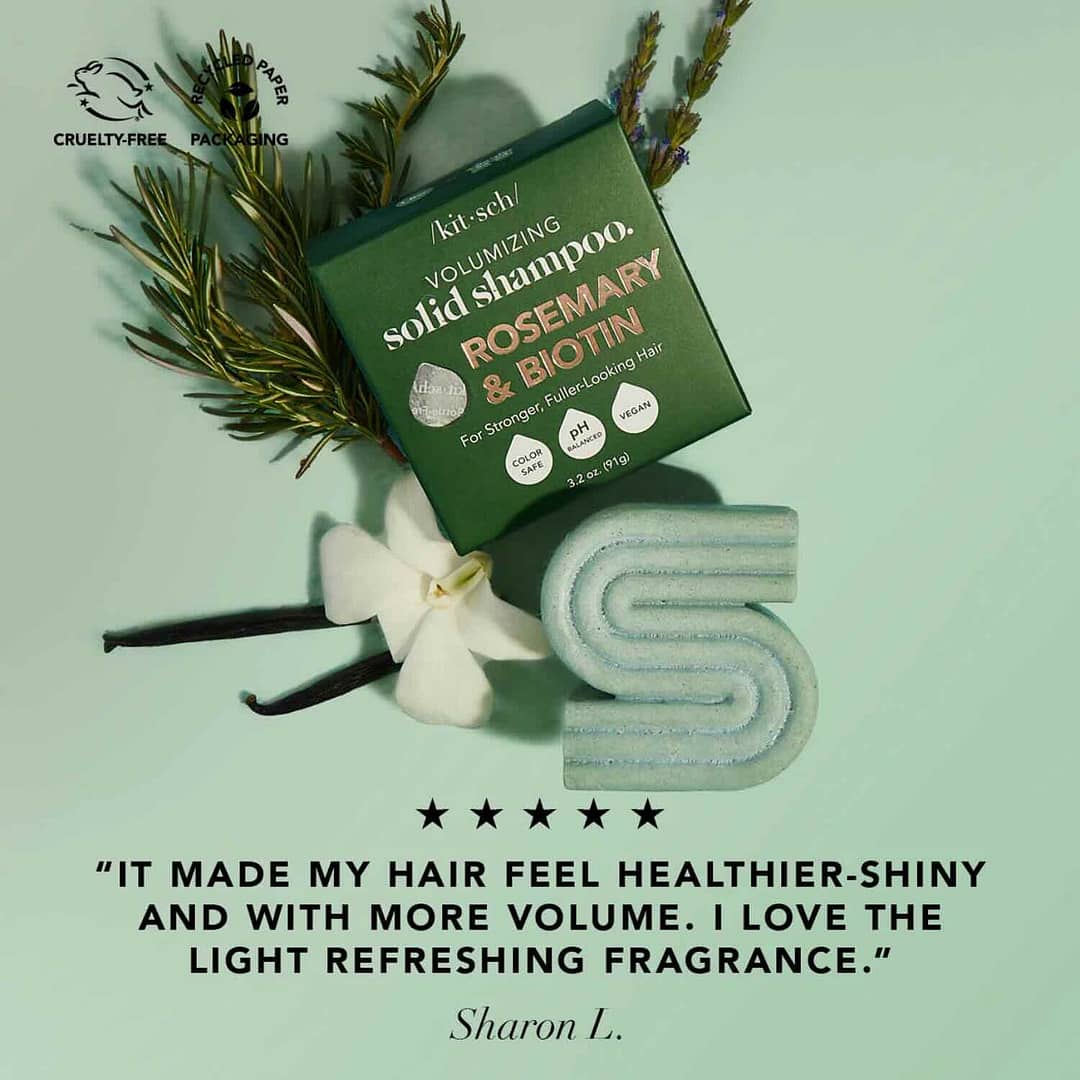 Kitsch Volumizing Rosemary & Biotin Shampoo Bar