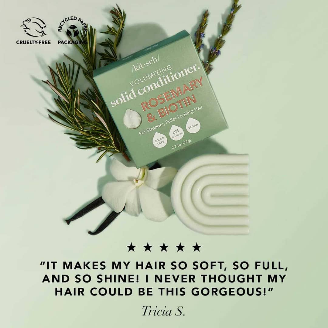 Kitsch Volumizing Rosemary & Biotin Conditioner Bar