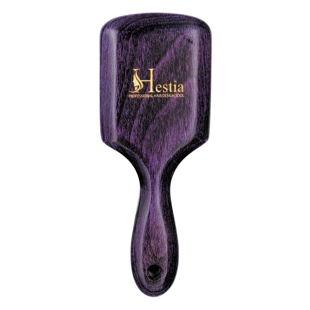 Hestia paddle brush purple