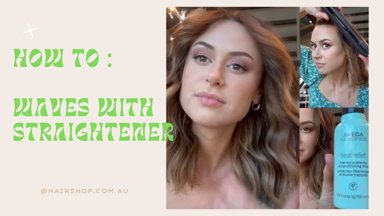 waves with straightener tutorial