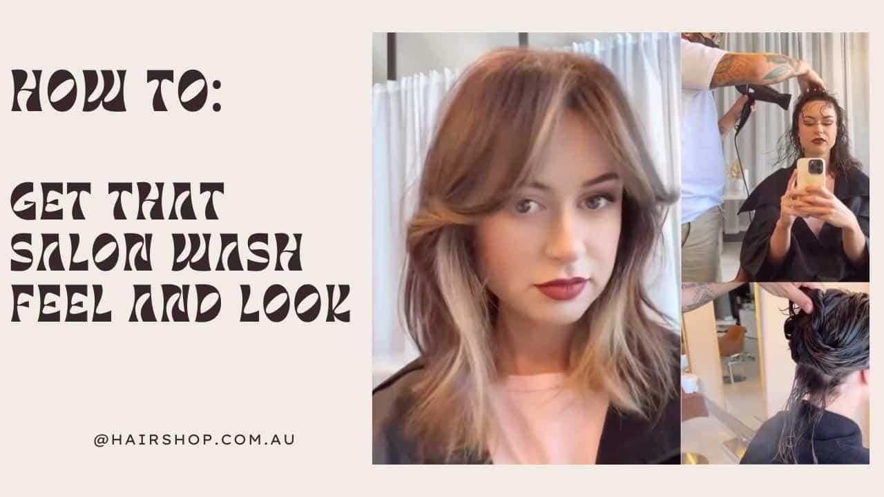 professional salon wash at home