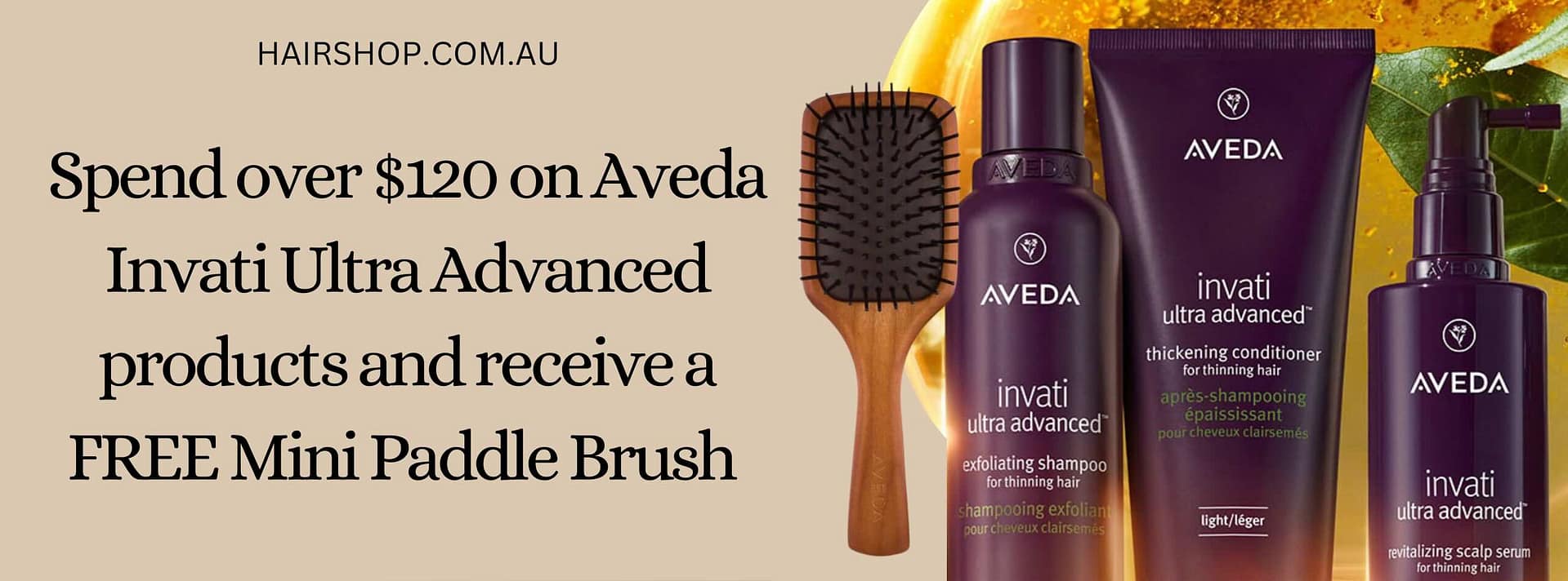 Aveda Invati Ultra Advanced Banner