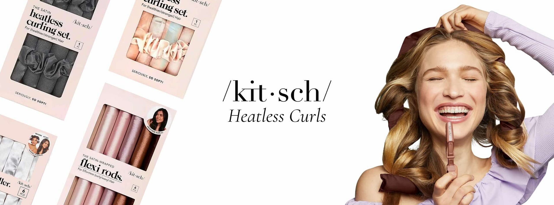 Kitsch Heatless Curlers Banner