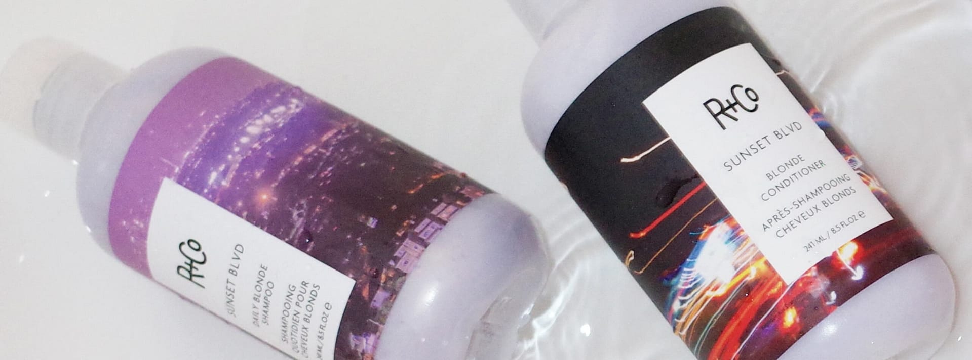 R+Co Shampoo & Conditioner Banner