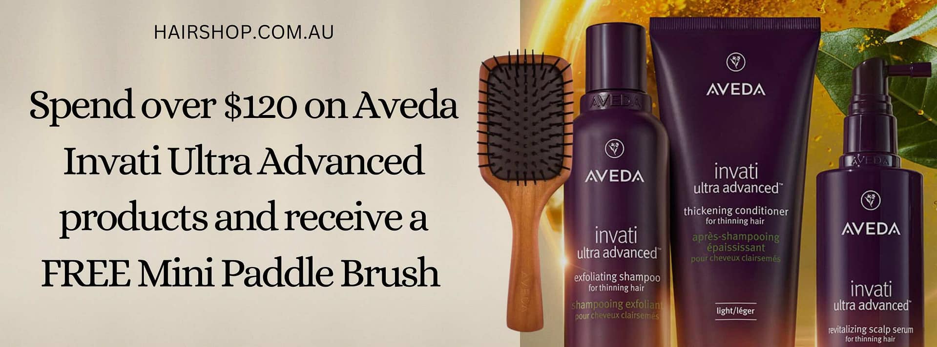 Aveda Invati Special Banner