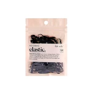 kitsch No-Snag Elastic 100pc (Black)