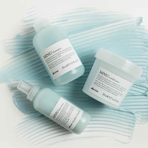 Davines essentials minu shampoo conditioner serum