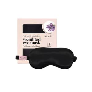 Kitsch Satin Lavender Weighted Eye Mask
