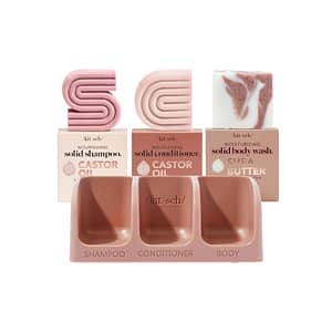 Kitsch Nourishing & Moisturising Bars + Soap Dish