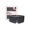 Kitsch Satin Pillow Eye Mask - Charcoal