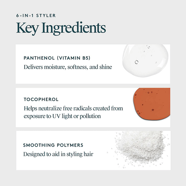 Virtue 6-in-1 styler ingredients