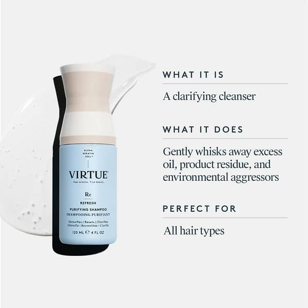 Virtue Refresh Purifying Shampoo what it is