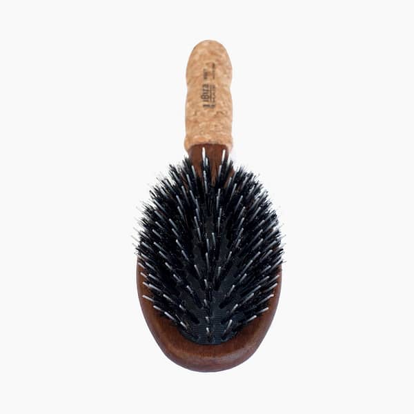 Ibiza OC7 Oval Flat Boar Bristle Brush - Long Nylon