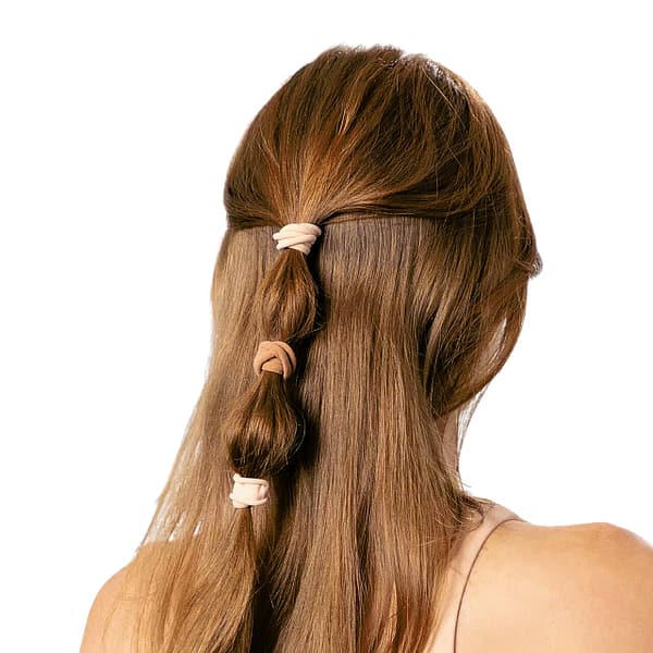 Kitsch Elastic Hair Ties - Blush