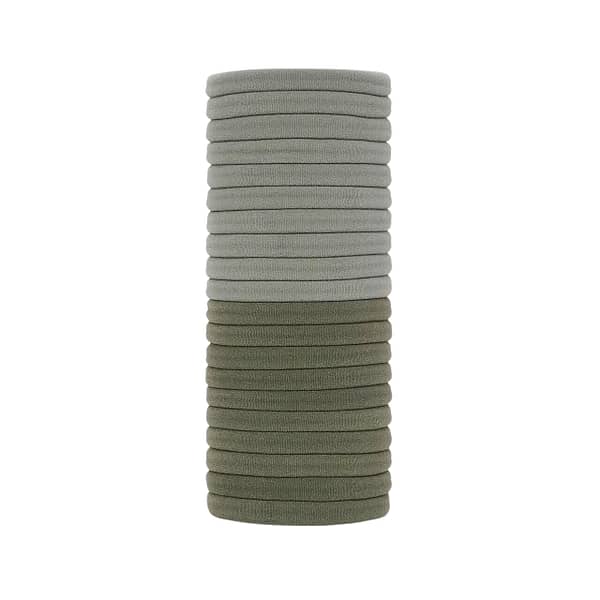 kitsch Elastic Hair Ties 20 Pack - Eucalyptus