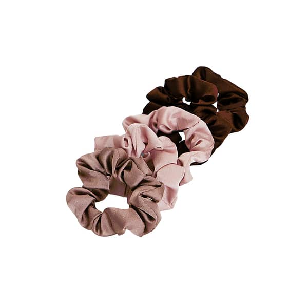 Kitsch Satin Sleep Scrunchies - Cameo