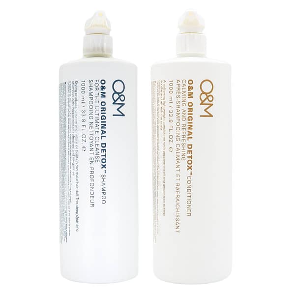 O&M Original Detox Shampoo & Conditioner 1L