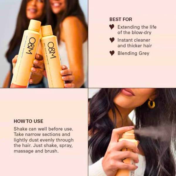 O&M Dry Queen Brunette Dry Shampoo