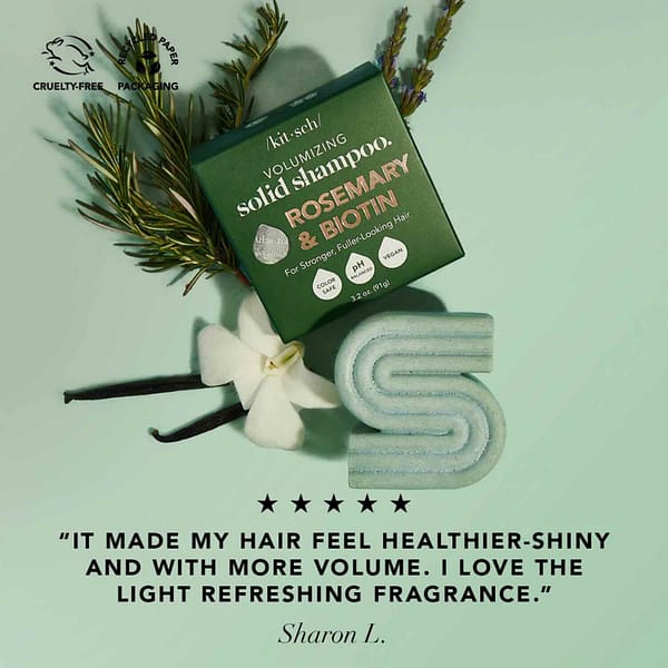 Kitsch Volumizing Rosemary & Biotin Shampoo Bar