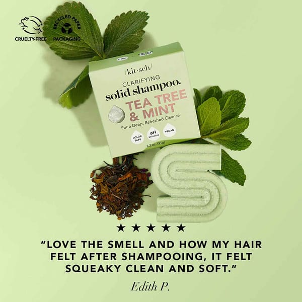 Kitsch Clarifying Tea Tree & Mint Shampoo Bar