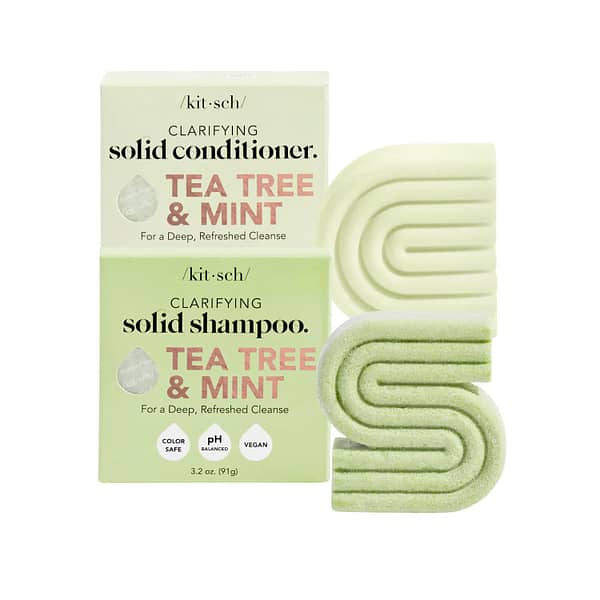 Kitsch Tea Tree & Mint Shampoo and Conditioner Bar