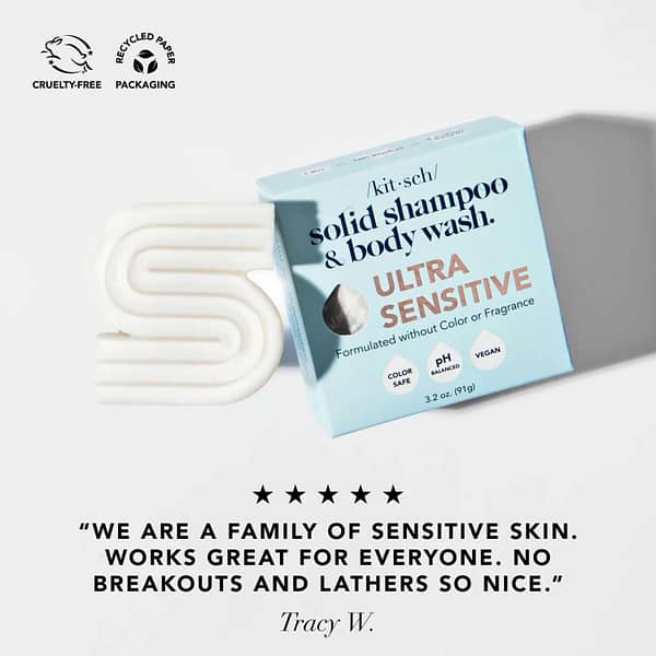 Kitsch Ultra Sensitive Shampoo & Body Wash