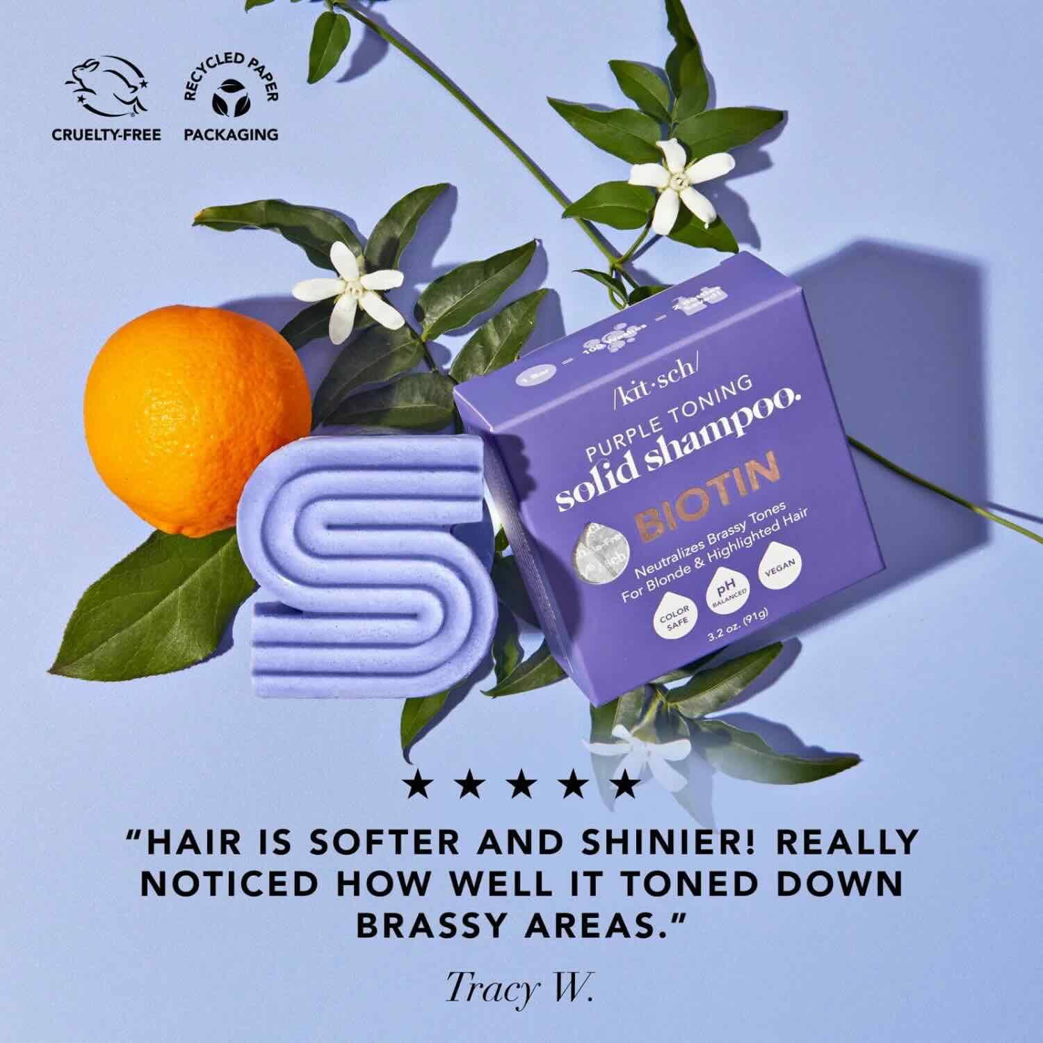Kitsch Purple Toning Shampoo Bar