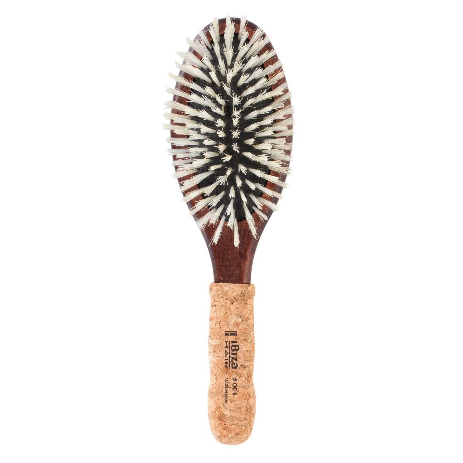 Ibiza OC6 Oval Flat Blonde Boar Bristle Brush