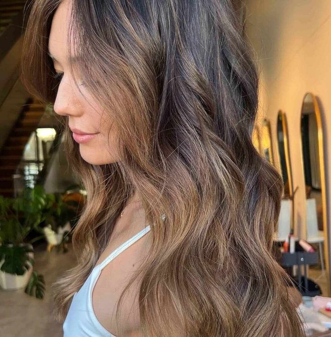 expensive brunette hair