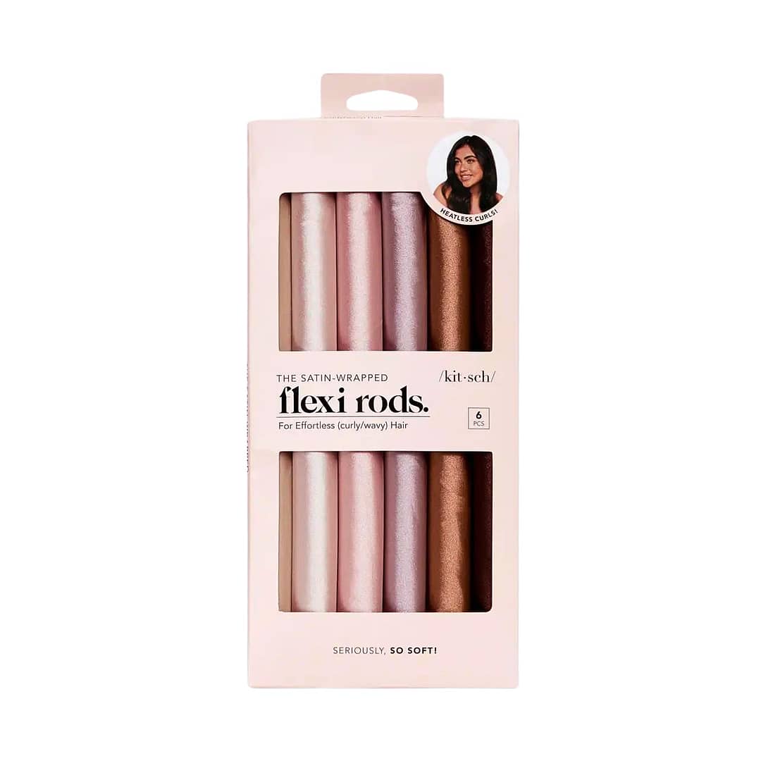 Kitsch Satin Wrapped Flexi Rods