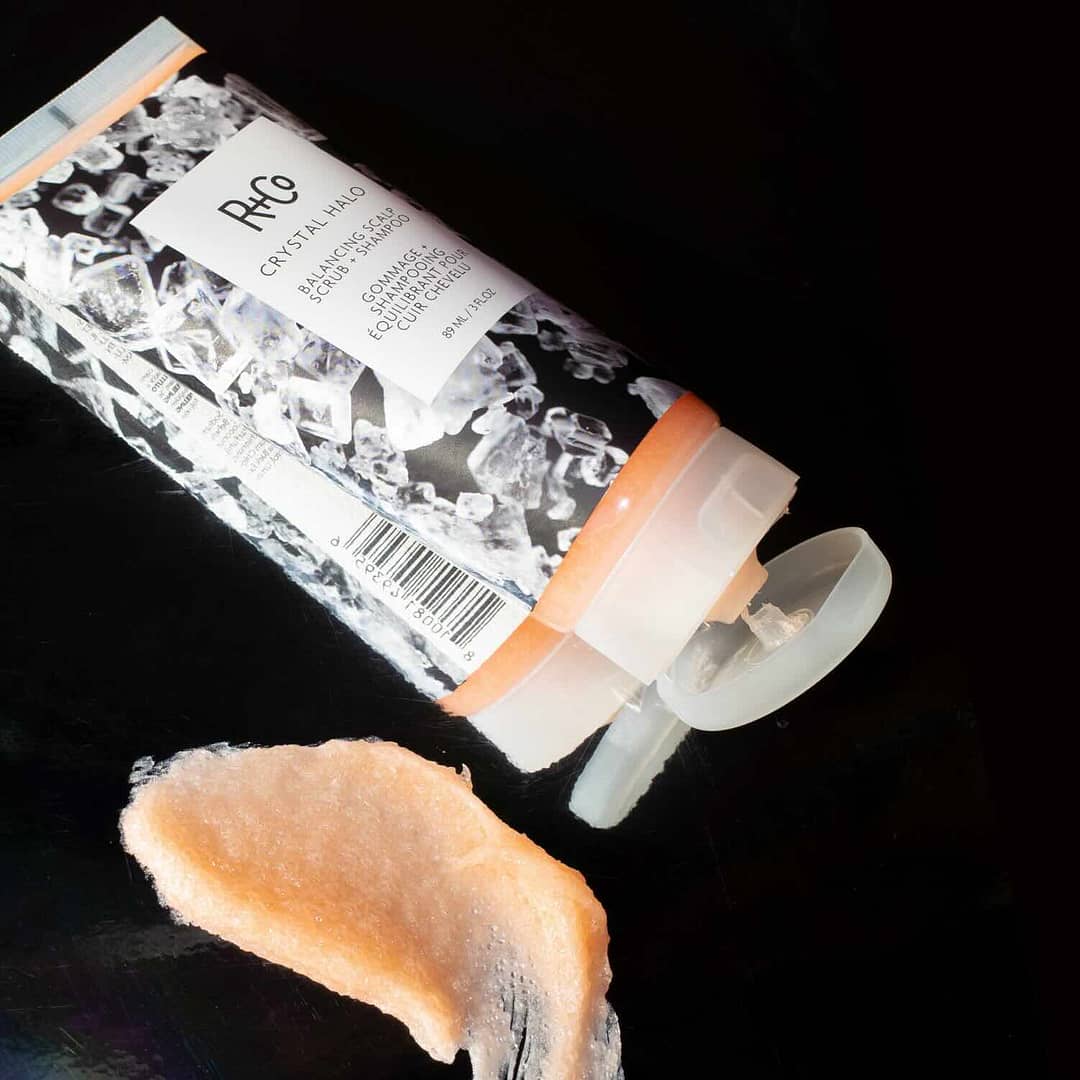 R+Co Crystal Halo Balancing Scalp Scrub + Shampoo