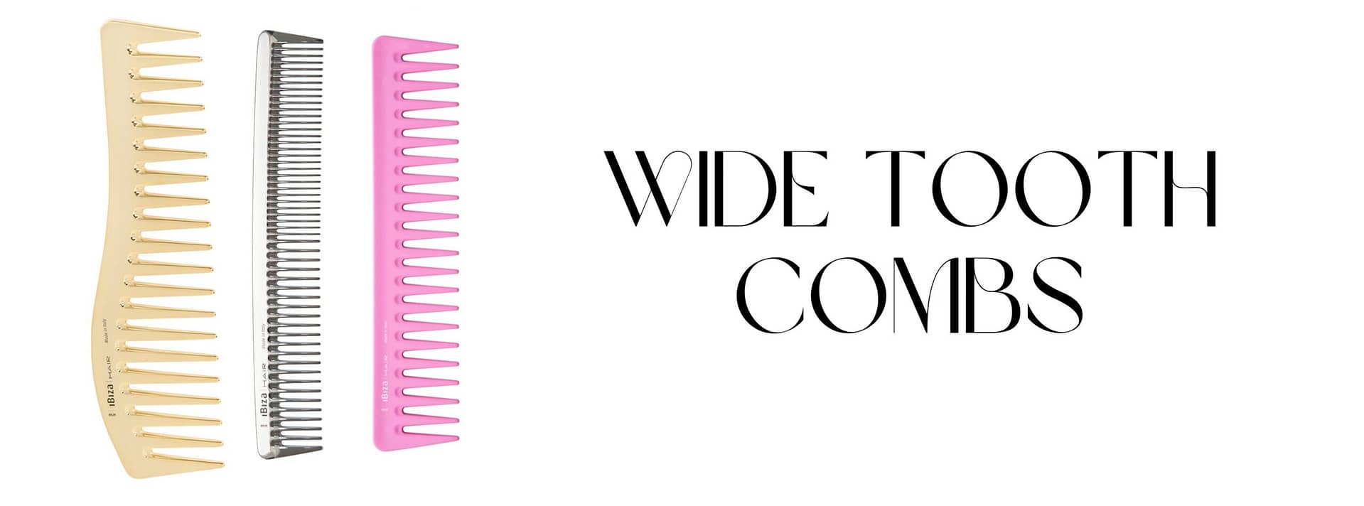 Wide Tooth Combs - detangling combs