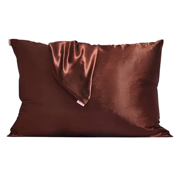Kitsch Satin Pillowcase - Chocolate - Image 2