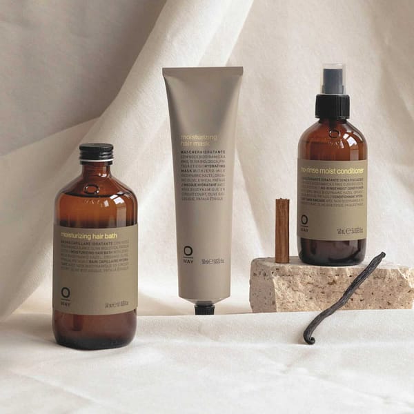 Oway Moisturizing Hair Bath, Conditioner & Mask Set