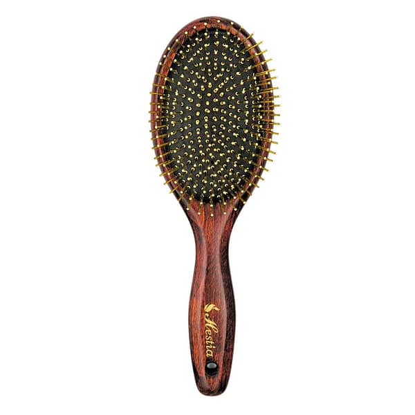 Hestia Hair Loss Gold Pin Brush