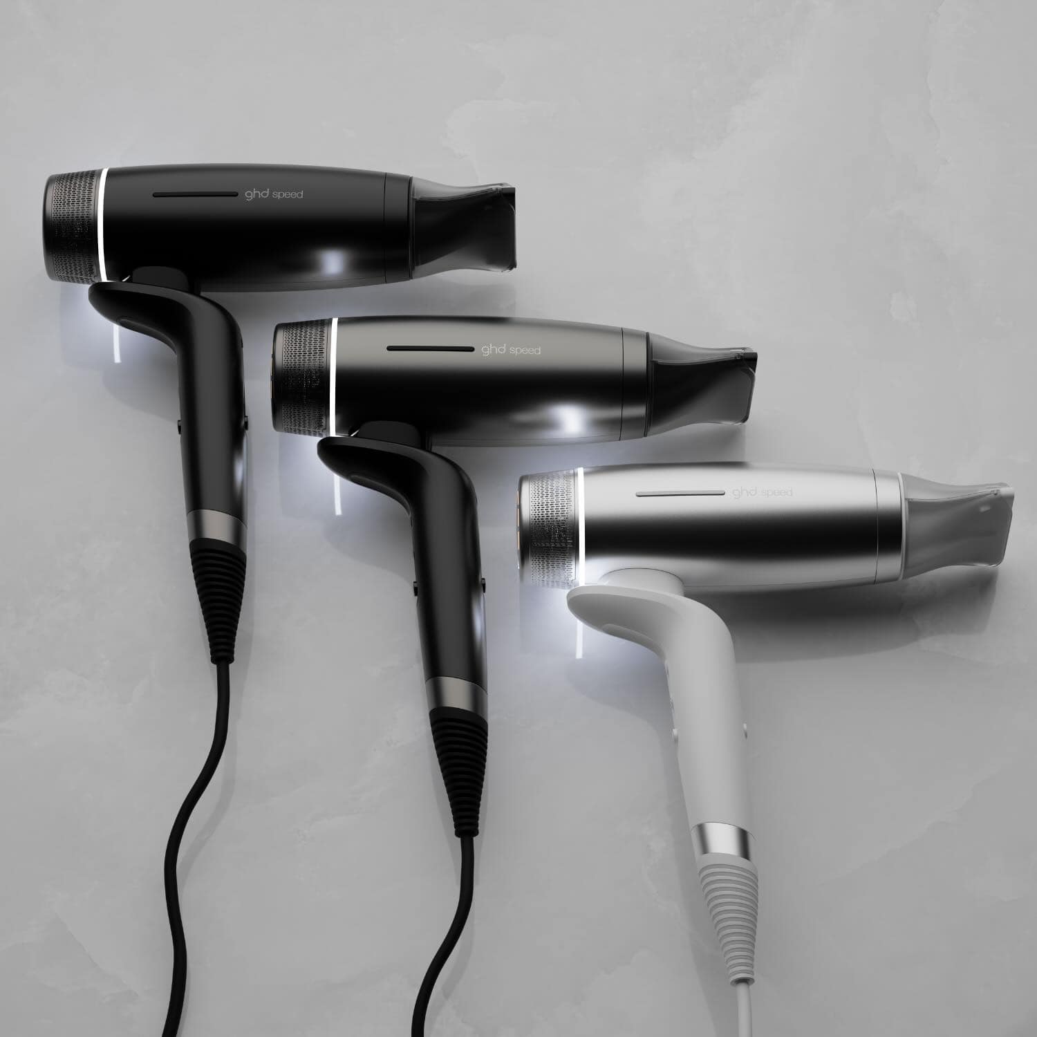 Alternative view of GHD Speed Ionic Hair Dryer - Silver White