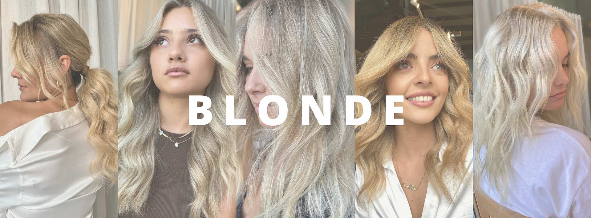 blonde haircare banner