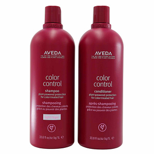 aveda color control shampoo conditioner set light 1L