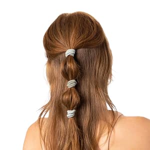 kitsch Elastic Hair Ties 20 Pack - Eucalyptus