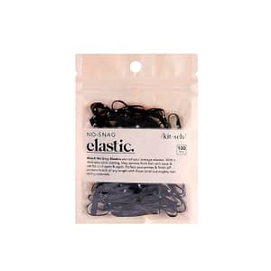 kitsch No-Snag Elastic 100pc (Black)