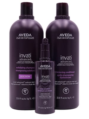 aveda invati advanced rich shampoo conditioner scalp revitaliser