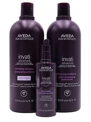 aveda invati advanced light shampoo conditioner scalp revitaliser