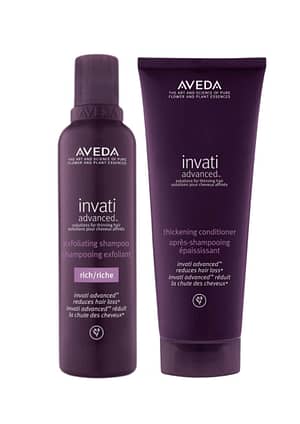 aveda invati advanced rich shampoo and conditioner set