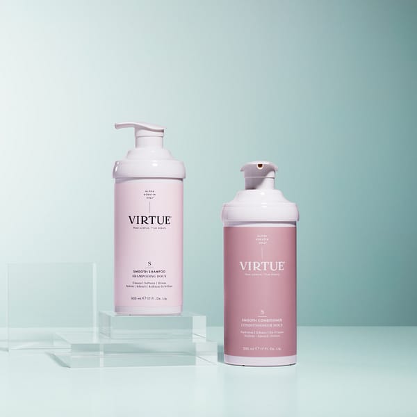 virtue smooth shampoo 500ml duo