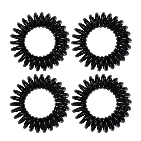 Kitsch Spiral Hair Ties - black 2