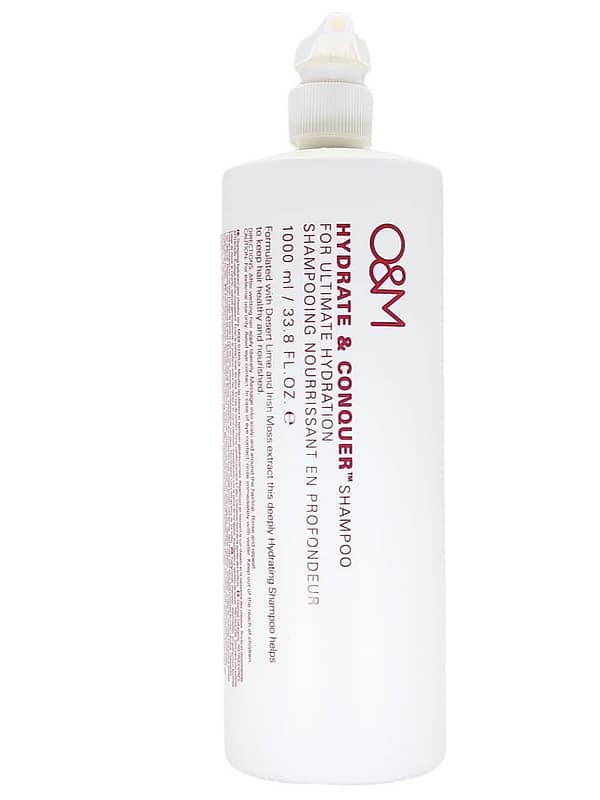 o&m hydrate conquer shampoo 1L