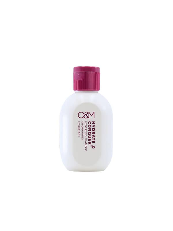 O&M travel size hydrate & conquer shampoo